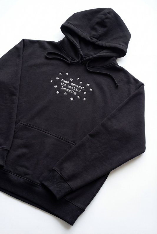 Rage Against the Machine Learning Embroidered Hoodie