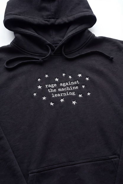 Rage Against the Machine Learning Embroidered Hoodie